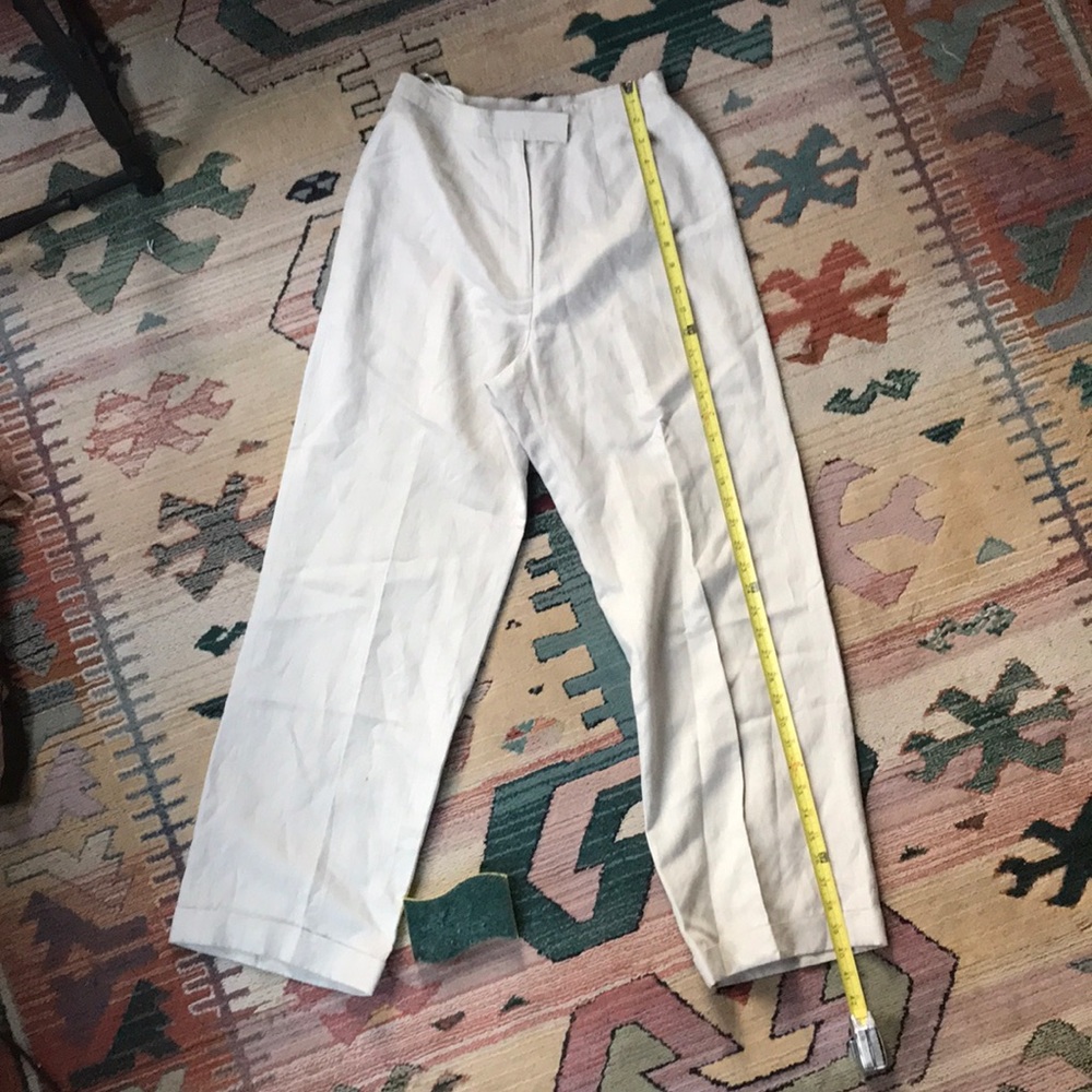 Ralph Lauren slacks silk linen 6